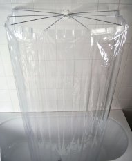 Ridder OMBRELLA skládací sprchová kabina, 100x70cm, průhledná 58200
