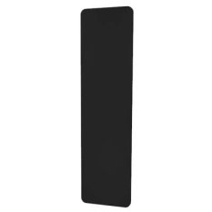 Instalprojekt Koupelnový radiátor se zrcadlem INDIVI NEW Barva radiátoru - Černá, Povrch - Sklo černé L05, Rozměr radiátoru - 486 × 1006 mm, výkon 494 W RADINDN501031L5