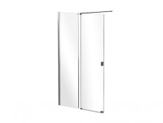 BESCO Walk-in sprchový kout VAYO CHROM Barva rámu - Chrom/Leštěný hliník (ALU), Rozměr A - 140 cm, Rozměr C - 200 cm, Směr zavírání - Univerzální Levé / Pravé, Výplň - Čiré bezpečnostní sklo - 8 mm BCVAYO140CC