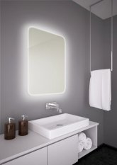 Hopa Zrcadlo s LED osvětlením ALFELD Rozměr A - 60 cm, Rozměr C - 60 cm OLNZALF6060