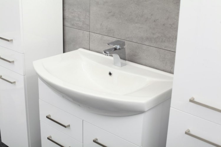 Olsen Spa Skříňka s umyvadlem RINO 75/85 Rozměr A - 82.5 cm, Rozměr B - 34.1 cm, Rozměr C - 71.5 cm OLNRINO285+OLKE6085