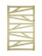 Instalprojekt Koupelnový radiátor TRICK zlatá barva Barva radiátoru - Zlatá, Rozměr radiátoru - 430 × 857 mm, výkon 352 W, Typ připojení - Klasické (na rozteč) RADTRK409084