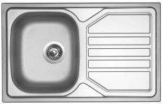 Sinks OKIO 800 V 0,6mm texturovaný RDOKT8005006V