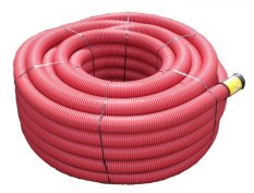 FRÄNKISCHE KABUFLEX R chránička DN90 kabelová, PE, červená, role 50m, 56220090