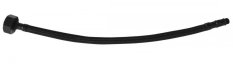 Sapho Flexibilní nerezová hadice M10x3/8", 35cm, černá 33416