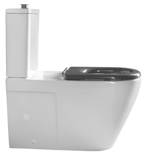 Sapho MEDIC RIMLESS WC kombi mísa s nádržkou, spodní/zadní odpad, bílá MC102