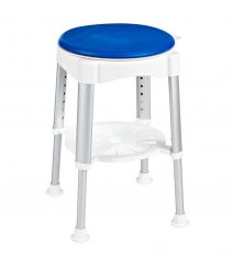 Ridder HANDICAP stolička otočná, nastavitelná výška, bílá/modrá A0050401