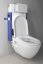 Sapho Závěsné WC Nera s podomítkovou nádržkou a tlačítkem Geberit, bílá WC-SADA-17