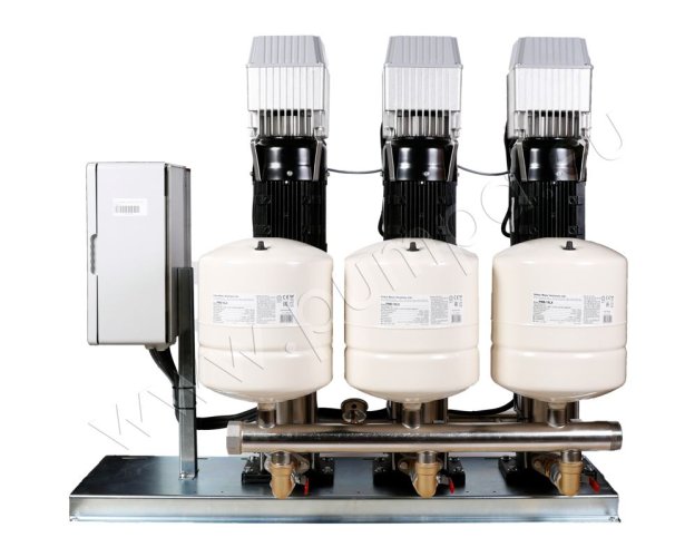 Automatická tlaková stanice ATS PUMPA 3 SBIP 20-7 TE 400V, provedení s frekvenčními měniči VASCO ZB00050662