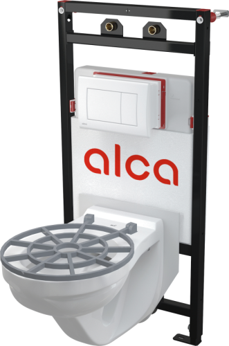 ALCA Set montážního rámu, výlevky, izolační desky, mřížky a ovládacího tlačítka A108F 5:1 SET