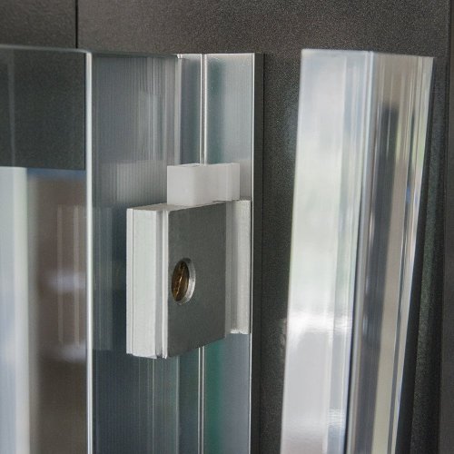 ROTH ELEGANT LINE GDOL1/1000 sprchové dveře 1000x2000mm levé jednokřídlé, bezrámové, brillant/transparent, 132-100000L-00-02