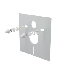 ALCA Izolační deska pro závěsné WC a bidet s příslušenstvím a krytkou (bílá) M930