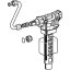 GEBERIT IMPULS 380 napouštěcí ventil 3/8", pro splachovací nádržky pod omítku, s měď. připojovací trubkou, plast/mosaz, 240.705.00.1