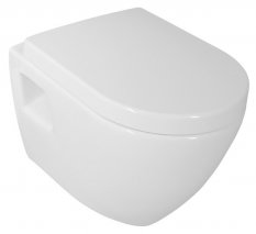 Aqualine NERA závěsná WC mísa, 35,5x50cm, bílá NS952