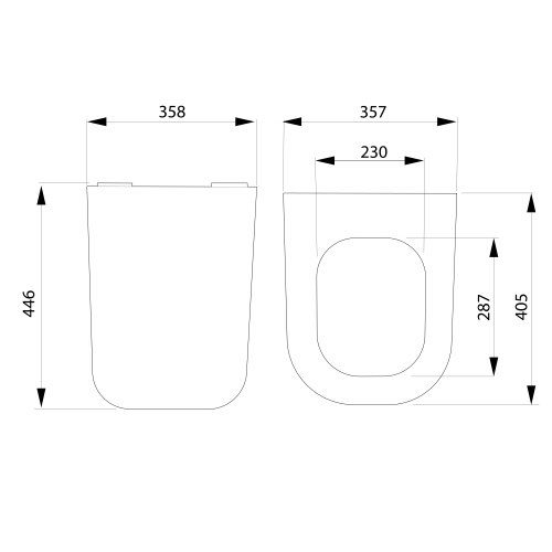 Bruckner WALTER WC sedátko, Slim, Soft Close, duroplast, bílá 201.505.4