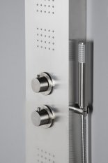 Sapho PRESTIGE termostatický sprchový panel 200x1400 mm, nerez mat WN337