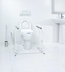 Ridder HANDICAP opěrná mobilní madla k WC, bílá A0110101