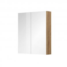 Mereo Aira, Mailo, Opto, Vigo, Ponte koupelnová galerka 60 cm, zrcadlová skříňka, dub Riviera CN716GR