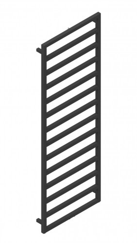 HOPA Koupelnový radiátor PERTH černá barva Barva radiátoru - Černá, Rozměr radiátoru - 500 × 1720 mm, výkon 640 W, Typ připojení - Středové 50 mm RADPER501731SP