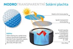 Marimex Solární plachta modro-transparentní pro kruhové vířivé bazény s O hladiny 1,65 m 10400341