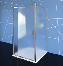 Polysan EASY LINE třístěnný sprchový kout 800-900x1000mm, pivot dveře, L/P varianta, Brick sklo EL1638EL3438EL3438