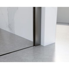 HOPA Walk-in sprchový kout LAGOS NEW Barva rámu - Grafit, Rozměr A - 90 cm BCLAGO90GCN