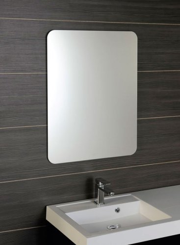 Sapho ISHAPE zrcadlo 500x700mm, zakulacené rohy, bez úchytu AG457