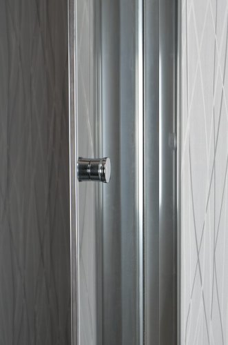 ARTTEC Dvoukřídlé sprchové dveře do niky SALOON 95 - 100 cm čiré sklo PAN04686