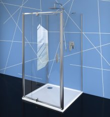 Polysan EASY LINE třístěnný sprchový kout 800-900x900mm, pivot dveře, L/P varianta, čiré sklo EL1615EL3315EL3315