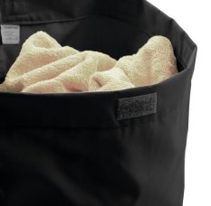 Sapho Prádelní koš do skříně 310x500x230mm, suchý zip, černá UPK350B