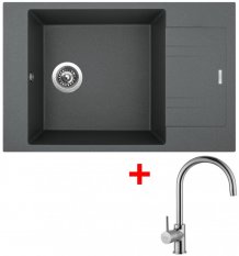 Sinks VARIO 780 Titanium+Vitalia lesklá VA72VICL