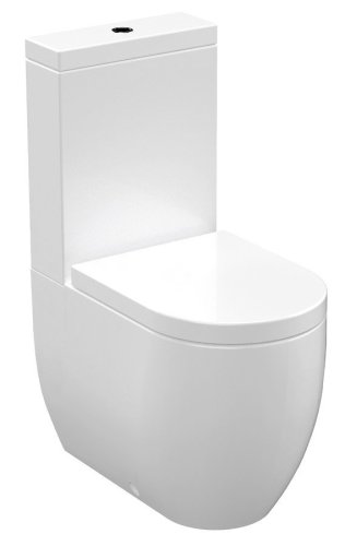 Kerasan FLO WC kombi mísa 36x60cm, spodní/zadní odpad, bílá 311701