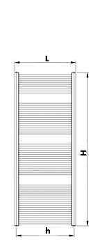 KORADO koupelnové těleso Koralux Linear Classic, KLC 1500.750