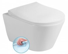 Sapho AVVA závěsná WC mísa, Rimless, 35,5x53cm, bílá 100314
