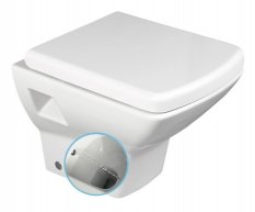 Isvea SOLUZIONE CLEANWASH závěsná WC mísa s bidet. sprškou, 35x50,5cm, bílá 10SZ02002 DL