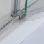 ROTH ELEGANT LINE GDOL1/900 sprchové dveře 900x2000mm levé jednokřídlé, bezrámové, brillant/transparent, 132-900000L-00-02