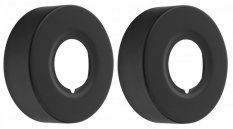 Sapho Rozeta G3/4", 60x20mm, černá mat, pár RS216
