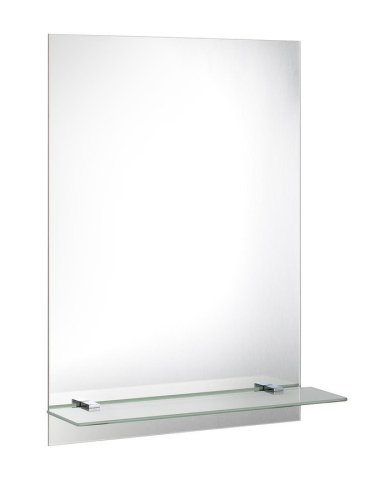 Aqualine Zrcadlo s policí 50x70cm, včetně závěsů 22429-01