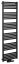 Bruckner GRUNT otopné těleso rovné 500x1610 mm, středové připojení, černá mat 600.123.6