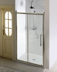 Gelco ANTIQUE sprchové dveře posuvné,1200mm, ČIRÉ sklo, bronz GQ4212C
