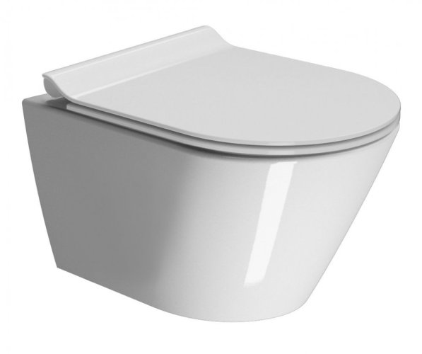 GSI KUBE X závěsná WC mísa, Swirlflush, 36x50cm, bílá ExtraGlaze 941611