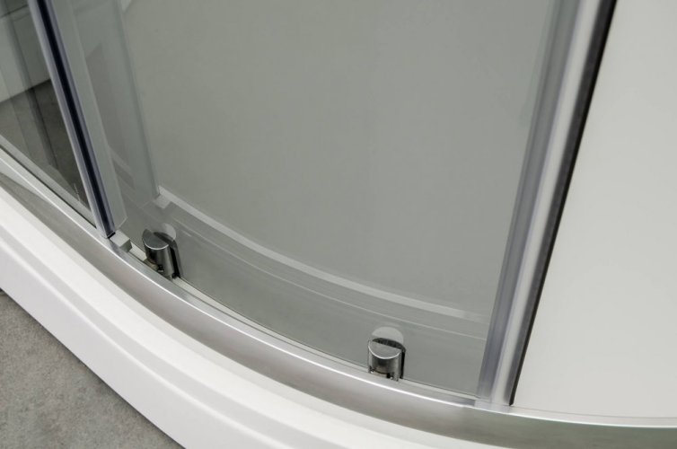 ARTTEC BRILIANT 90 x 90 cm - Parní masážní sprchový box model 9 šedé sklo PAN04703
