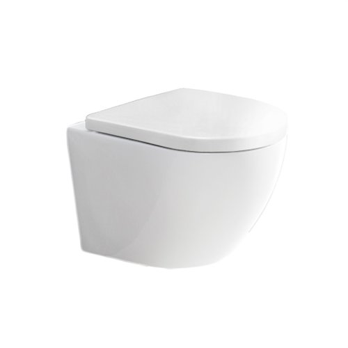 Mereo WC závěsné kapotované, RIMLESS, 490x370x360, keramické, vč. sedátka CSS115SN VSD82S2