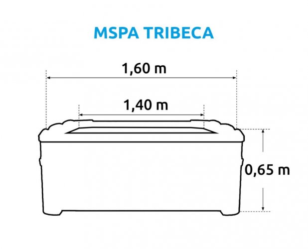 Marimex Vířivý bazén MSPA  TRIBECA 11400268