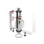 ALCA Splachovací souprava s dvoutlačítkem SA08ASK 3/8" CHROM