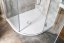 Polysan FLEXIA vanička z litého mramoru čtvrtkruh, s možností úpravy rozměru, 100x90cm, R550, pravá 91331
