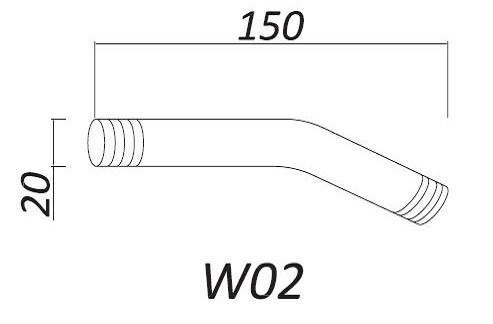 Olsen Spa Držák hlavové sprchy W02 BAGW02