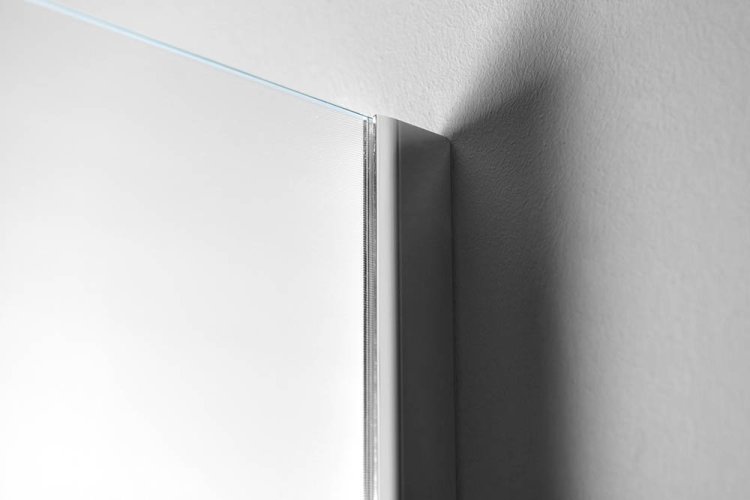 Aqualine WALK-IN zástěna jednodílná k instalaci na zeď, 700x1900 mm, sklo Brick WI070