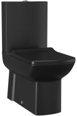 CREAVIT LARA WC sedátko, SLIM, Soft Close, černá mat KC1603.01