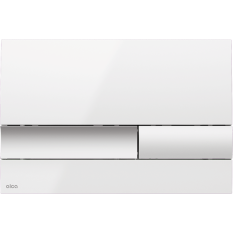 ALCA Ovládací tlačítko pro předstěnové instalační systémy, bílá-lesk M1730